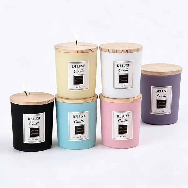 Wax_Decorative_Cylindrical_Multicolour_Candle_Set_Of_5