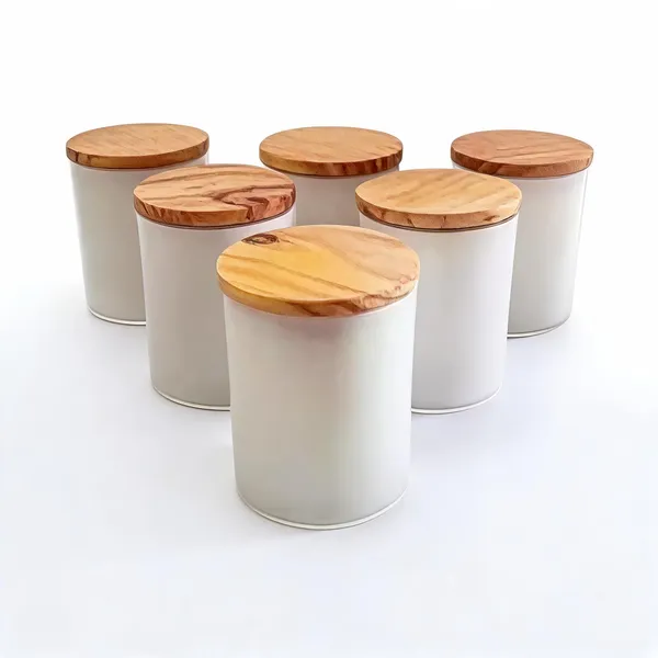 Ceramic_Modern_Minimalist_White_Cylindrical_Candle_Wooden_Lid_Set_Of_5