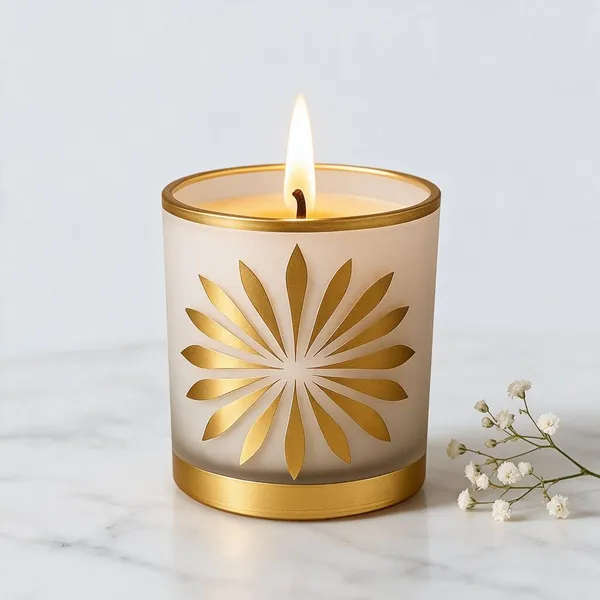 Glass_Decorative_Floral_Cutout_Frosted_Cylindrical_Candle