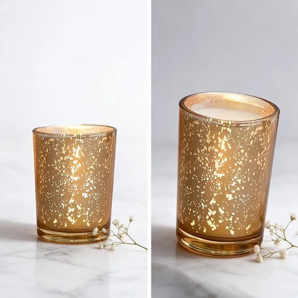 Glass_Decorative_Speckled_Amber_Cylindrical_Candle