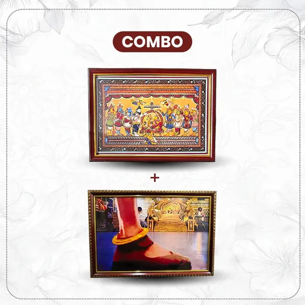 Angad_S_Foot_Portrait_And_Lord_Rama_S_Raj_Abhishek_Portrait