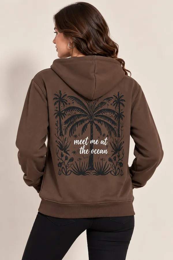 Brown_Casual_Hooded_Zip-Up_Jacket_for_Women