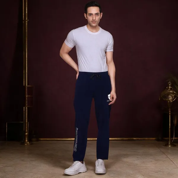XENIOS_Solid_Men_Dark_Blue_Track_Pants