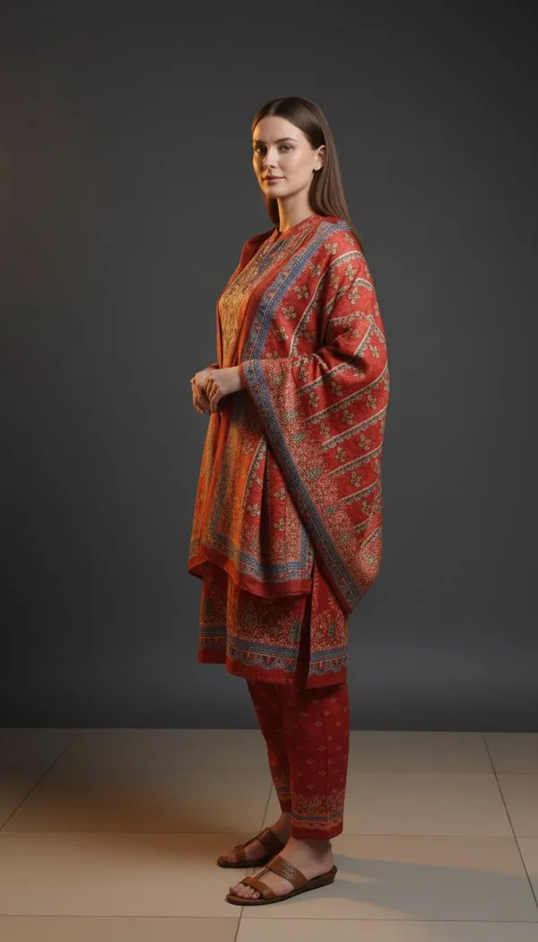 XENIOS_Printed_Kurta,_Palazzo_&_Dupatta_Set