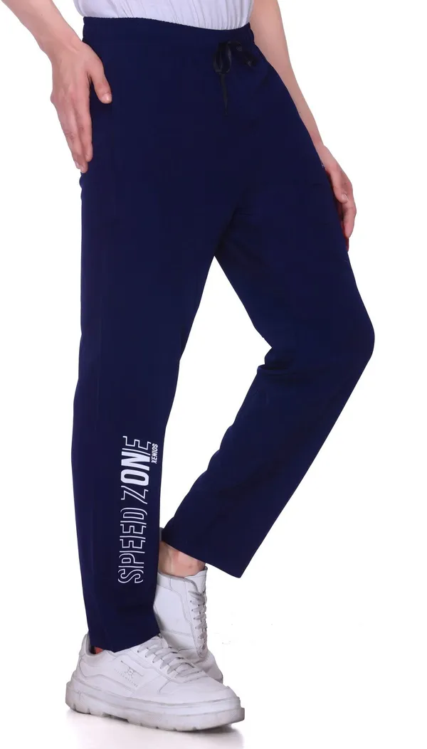 XENIOS_Solid_Men_Dark_Blue_Track_Pants