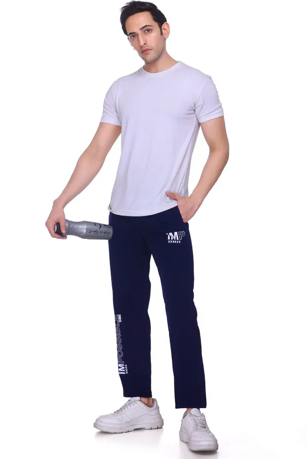 XENIOS_Printed_Men_Dark_Blue_Track_Pants