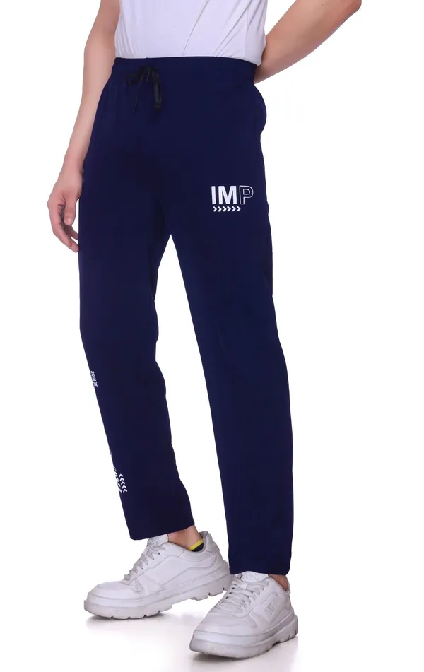 XENIOS_Printed_Men_Dark_Blue_Track_Pants