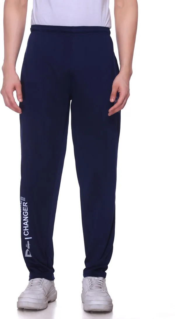 XENIOS_Self_Design_Men_Dark_Blue_Track_Pants