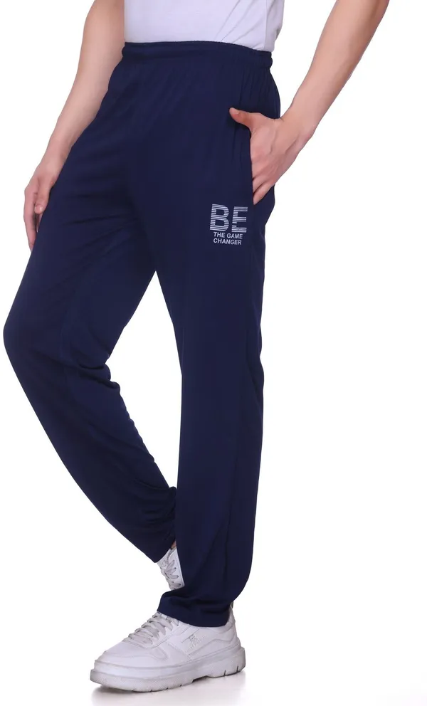 XENIOS_Self_Design_Men_Dark_Blue_Track_Pants