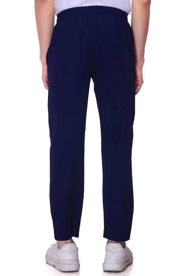 XENIOS_Solid_Men_Blue_Track_Pants