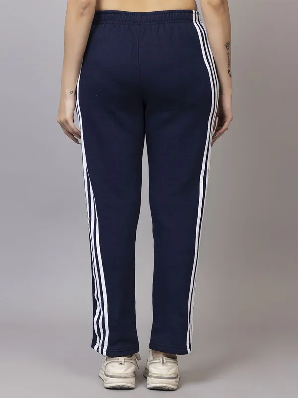 XENIOS_Solid_Women_Dark_Blue_Track_Pants
