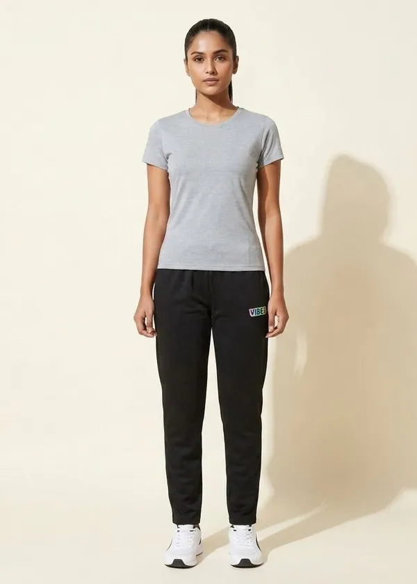 XENIOS_Tapered_Women_Black_Trousers