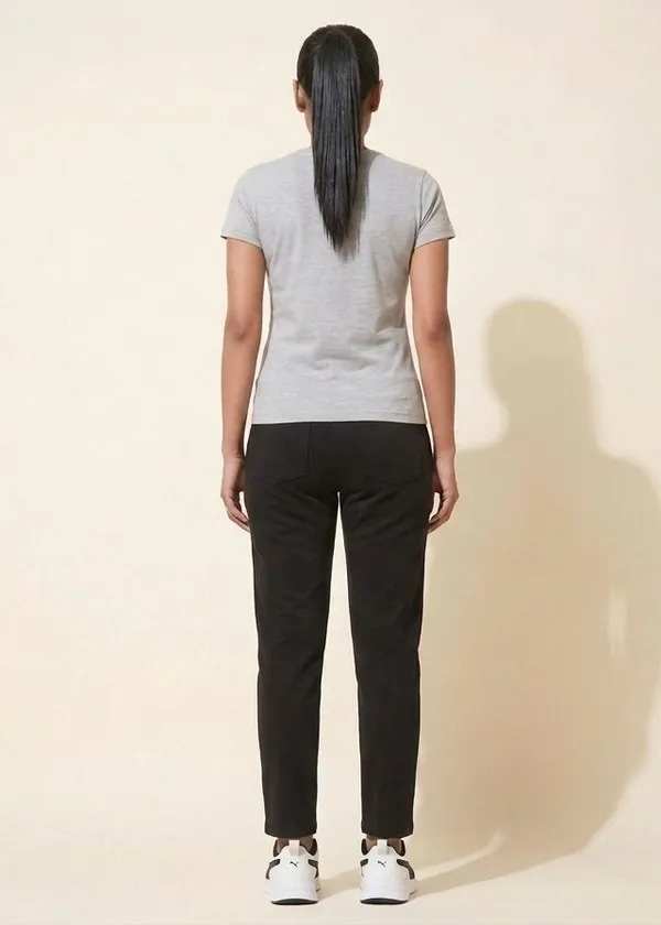 XENIOS_Tapered_Women_Black_Trousers