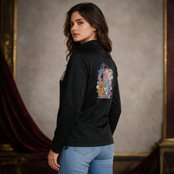 Black_Satin_Graphic_Hoodie_For_Men