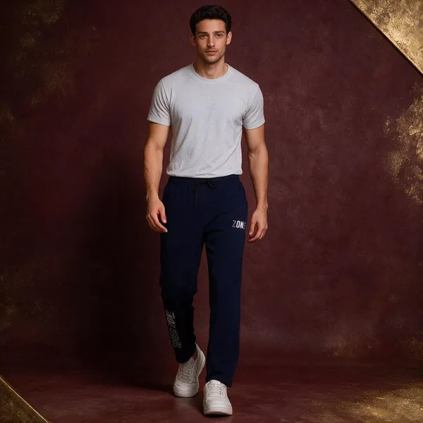 XENIOS_Solid_Men_Dark_Blue_Track_Pants