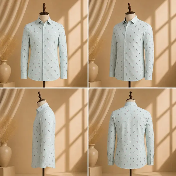 Premium_Men_S_Cotton_Shirt_Blue_Printed_Luxury_Cotton_Shirt_For_Casual_Wedding_Party_Wear