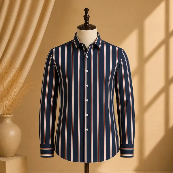 Premium_Men_S_Cotton_Shirt_Blue_Stripes_Luxury_Cotton_Shirt_For_Casual_Wedding_Party_Wear