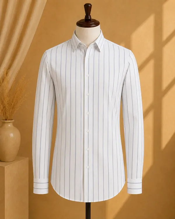 Premium_Men_S_Cotton_Shirt_White_Stripes_Luxury_Cotton_Shirt_For_Casual_Wedding_Party_Wear