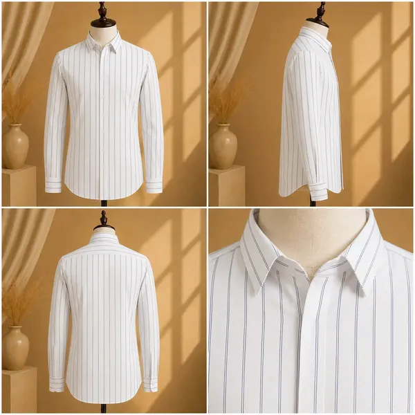 Premium_Men_S_Cotton_Shirt_White_Stripes_Luxury_Cotton_Shirt_For_Casual_Wedding_Party_Wear