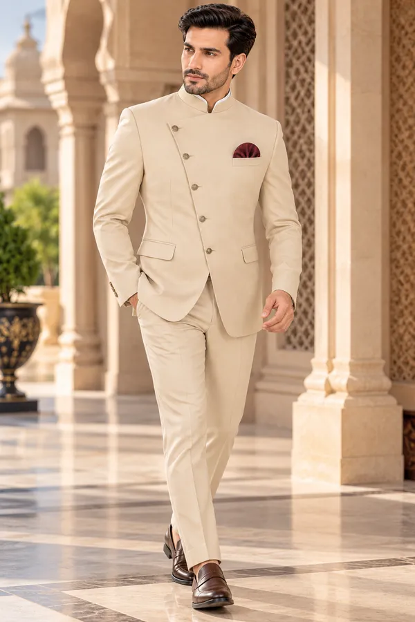 Cream_Bandhgala_Suit_for_Men