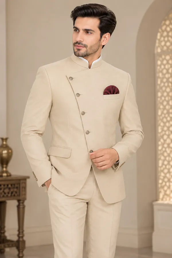Cream_Bandhgala_Suit_for_Men