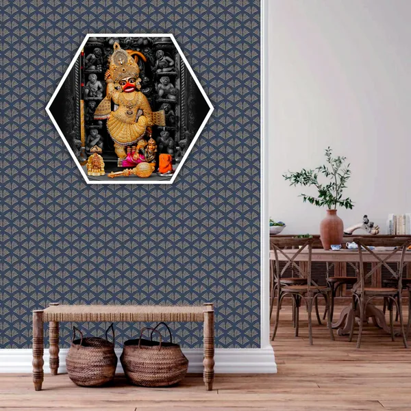 White_Acrylic_Religious_Hexagon_Photo_Frame