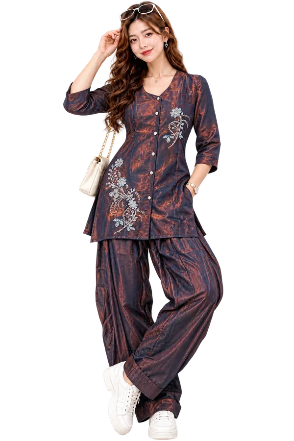 Party_Wear_shine_afgani_kurti_set