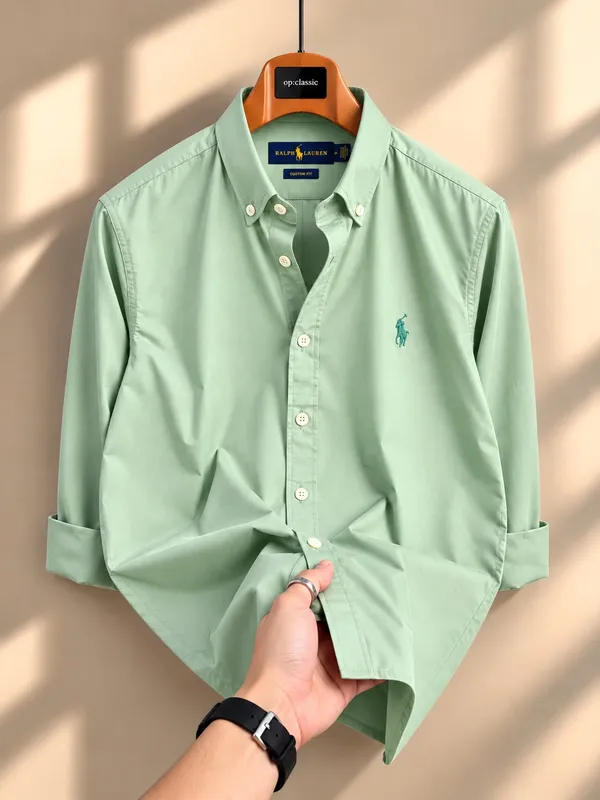 Perrot_Green,_Light_Green,_Olive_Green_polo_Button_Down_Shirt's_for_men's
