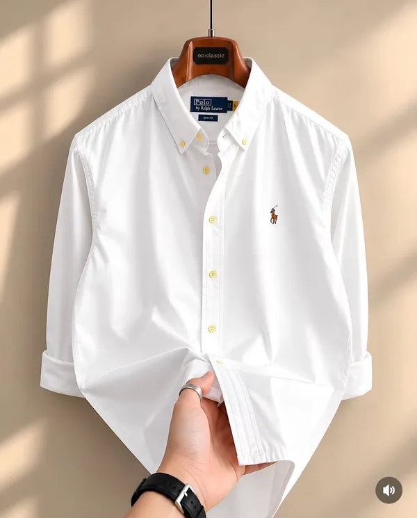 White_Cotton_Slim_Fit_Button_Down_Shirt_for_Men