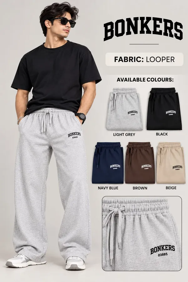 BONKERS_Men's_Premium_Loopknit_LOWER_–_5_Colours_Available**