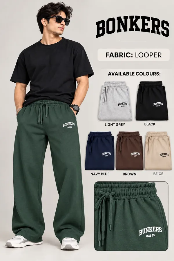 BONKERS_Men's_Premium_Loopknit_LOWER_–_5_Colours_Available**