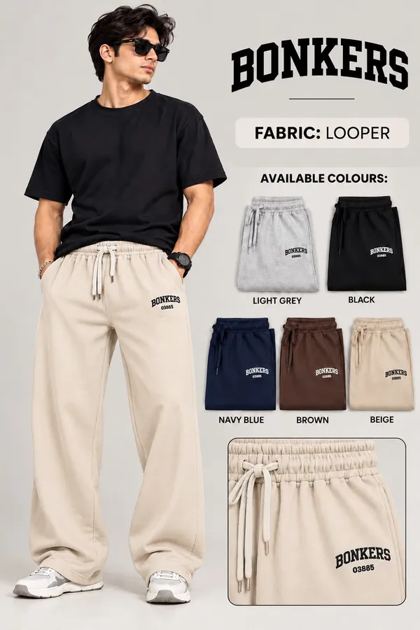 BONKERS_Men's_Premium_Loopknit_LOWER_–_5_Colours_Available**