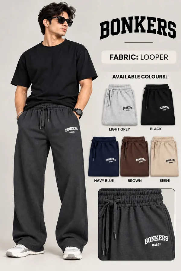 BONKERS_Men's_Premium_Loopknit_LOWER_–_5_Colours_Available**