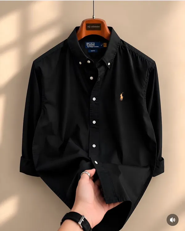 Black_Polo_Ralph_Lauren_Button_Down_Shirt_for_Men