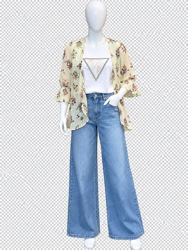 Cream_Floral_Open_Front_ShrugTOP_for_Women