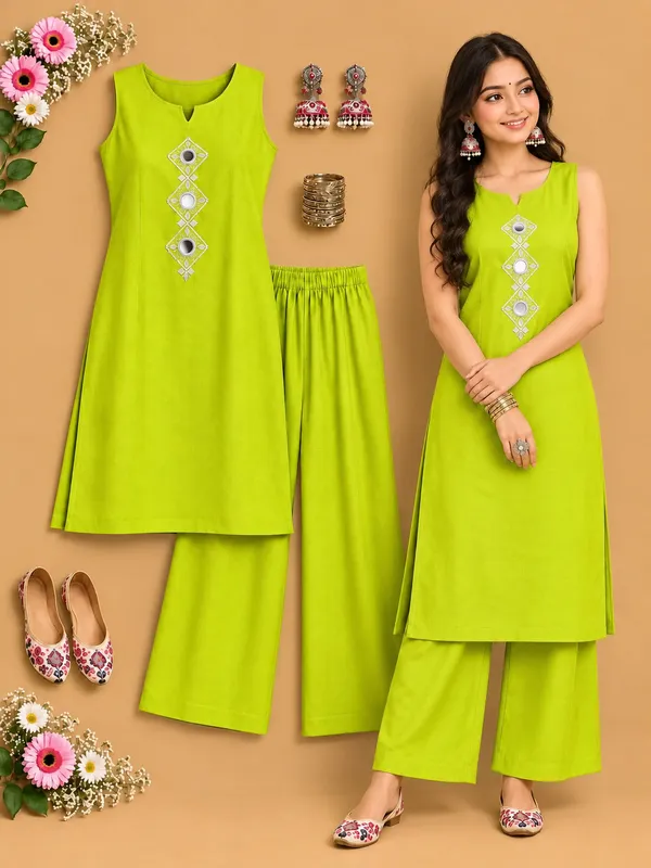 Sleeve_Less_kurti_Palazzo_Set_(cod_set)_For_Women_5_Colours_Available