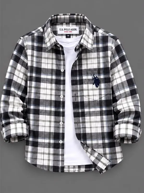 Check_Shirt_And_sky_blue_Denim_Jeans_(Combo_Set)_For_Men