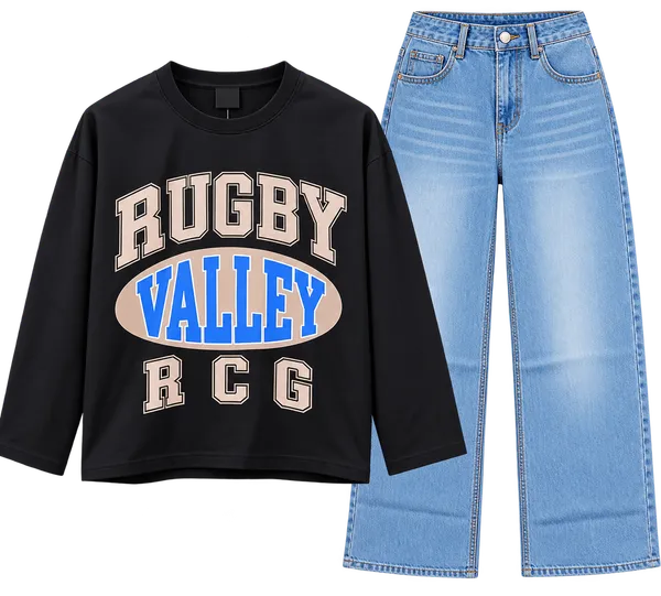 Black_Graphic_Top_And_Blue_Jeans_Set_For_Boys