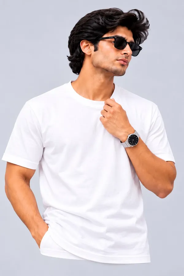 Raund_Nek_White_Plen_White_T-Shirt
