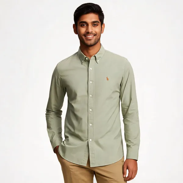 Sage_Green_Custom_Slim_Fit_Button-Down_Shirt_For_Men