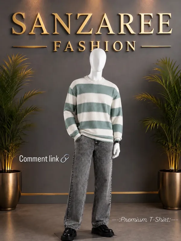 Green_Striped_Regular_Fit_Full_Sleeve_T-Shirt_for_Men