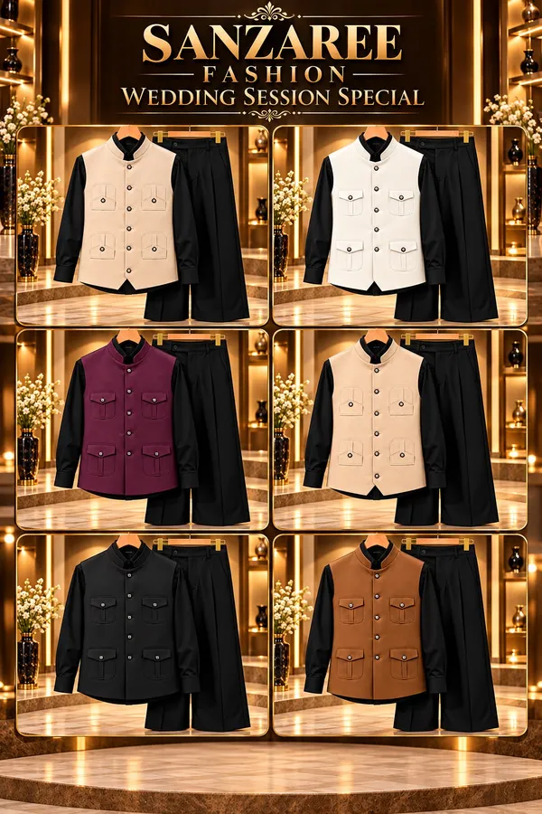 Coti_Shirt_With_Boot_Cut_Farmal_Pant_Set_(Mafia_Coti_Set)