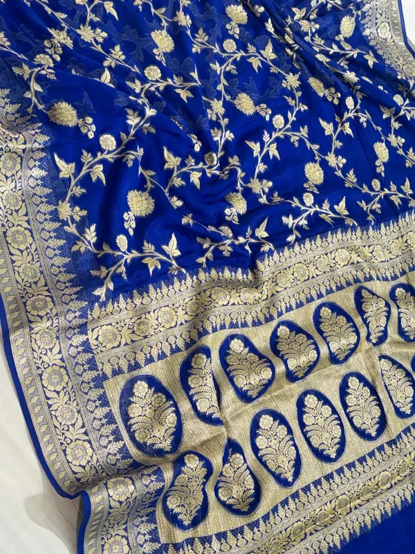 Blue_Silk_Floral_Zari_Saree_for_Women