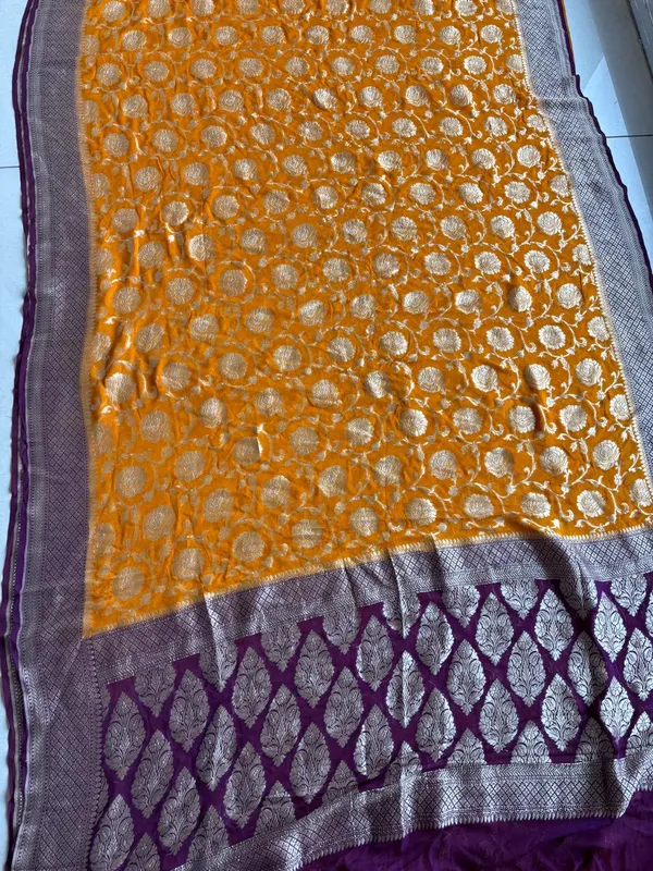 Orange_Woven_Saree_for_Women