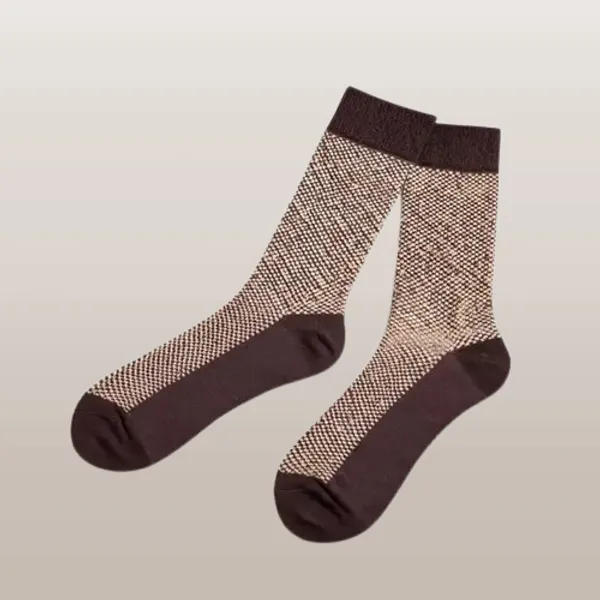 Brown_Cotton_Crew_Socks_For_Men_Pack_Of_2