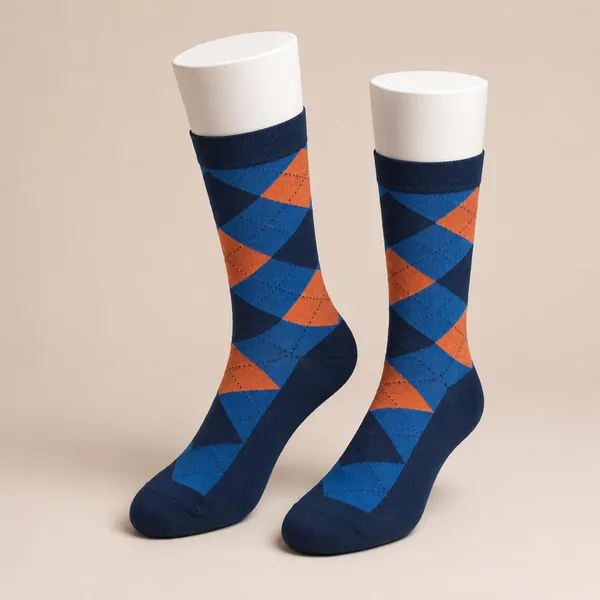 Multicolor_Organic_Cotton_Crew_Socks_For_Men_Pack_Of_2