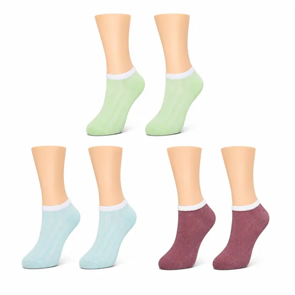 Multicolor_Cotton_Low_Cut_Seamless_Socks_For_Women_Pack_Of_3