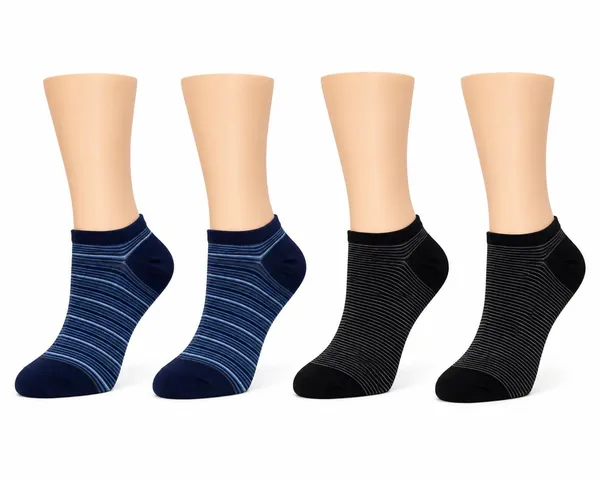 Multicolor_Cotton_Low_Cut_Seamless_Socks_For_Women_Pack_Of_2