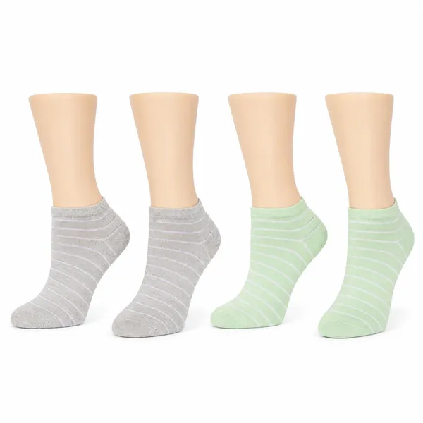 Multicolor_Cotton_Low_Cut_Seamless_Socks_For_Women_Pack_Of_2