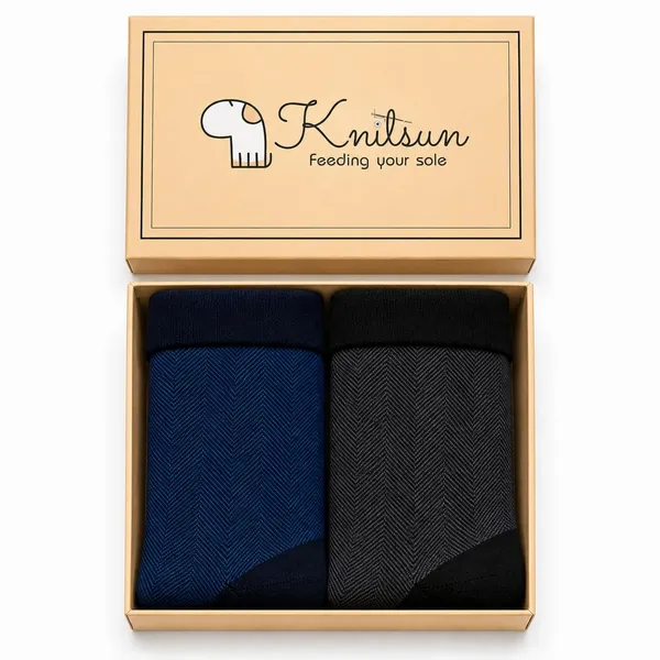 Multicolor_Cotton_Calf_Length_Socks_For_Men_Pack_Of_2